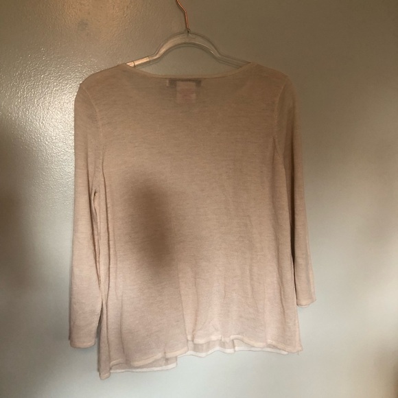 Gretchen Scott Sweater Lightweight Buttons Pocket Small - Picture 5 of 6